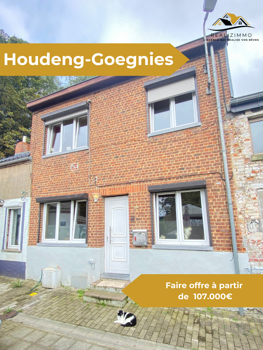 Maison deux chambres avec jardin à Houdeng-Goegnies