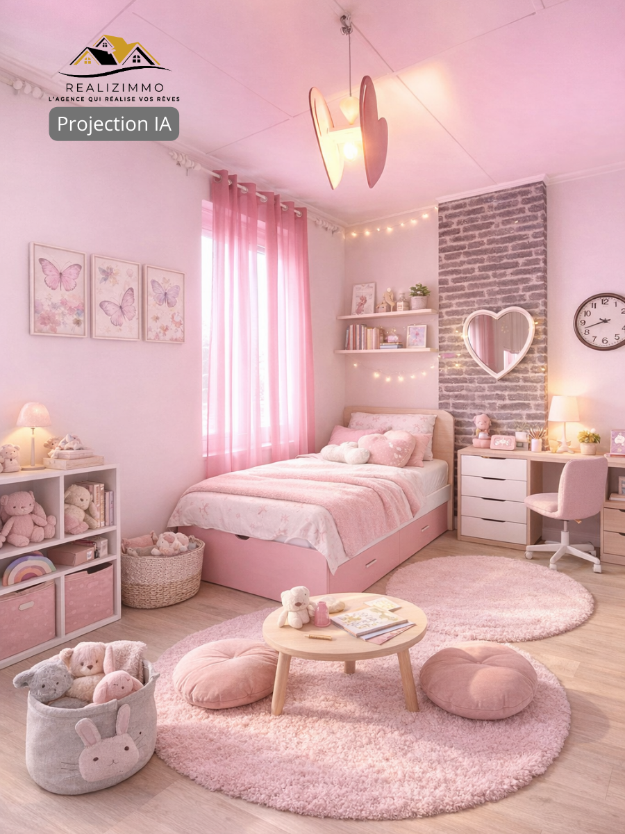 Maison deux façades avec jardin et garage