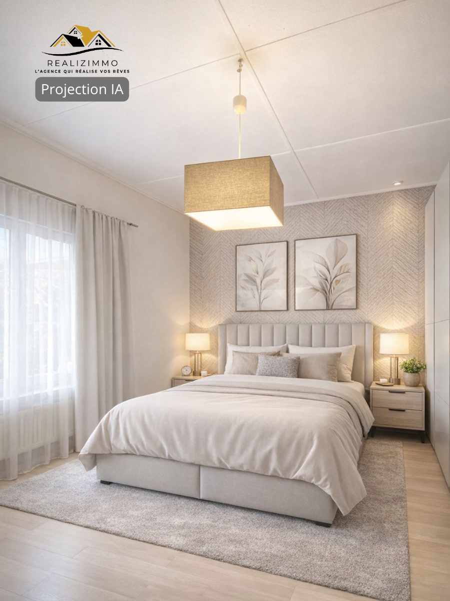 Maison deux façades avec jardin et garage