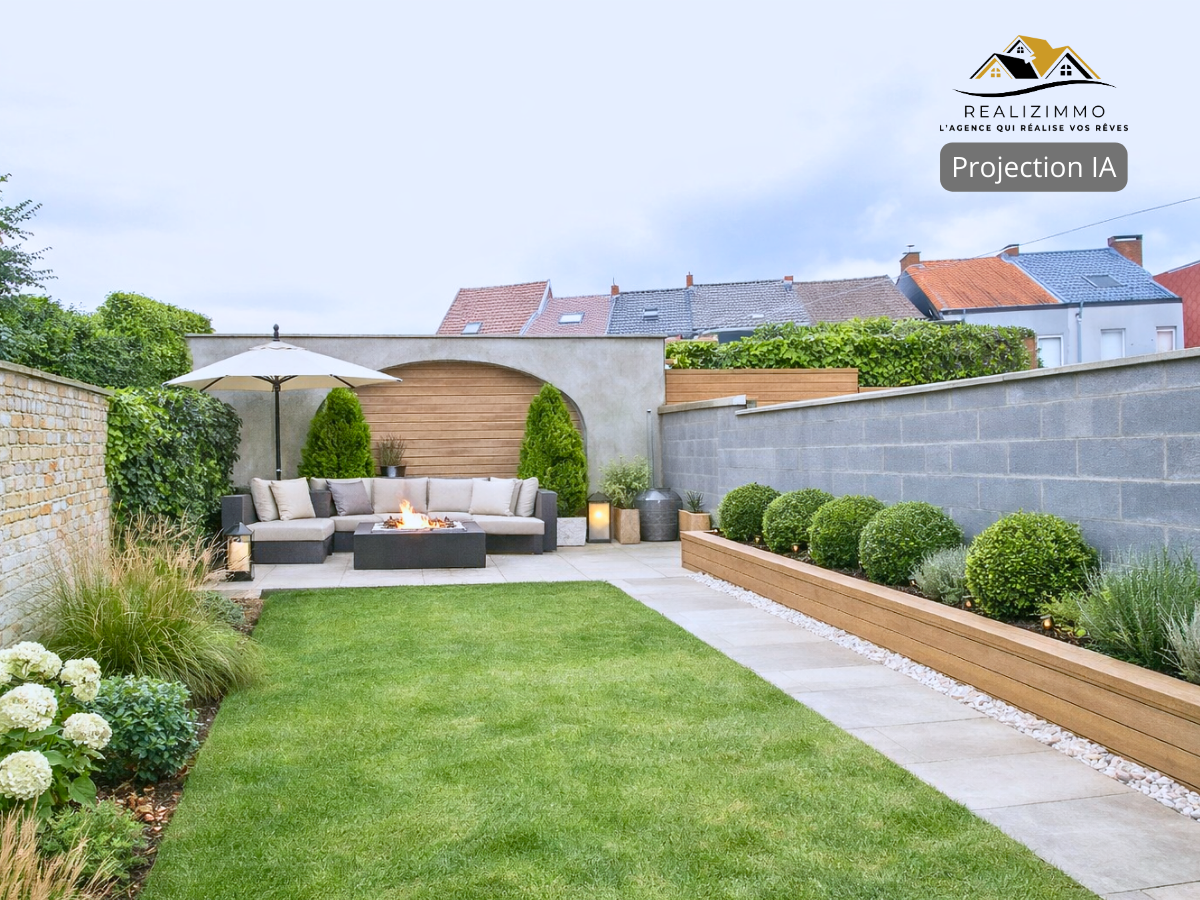 Charmante maison unifamiliale avec jardin