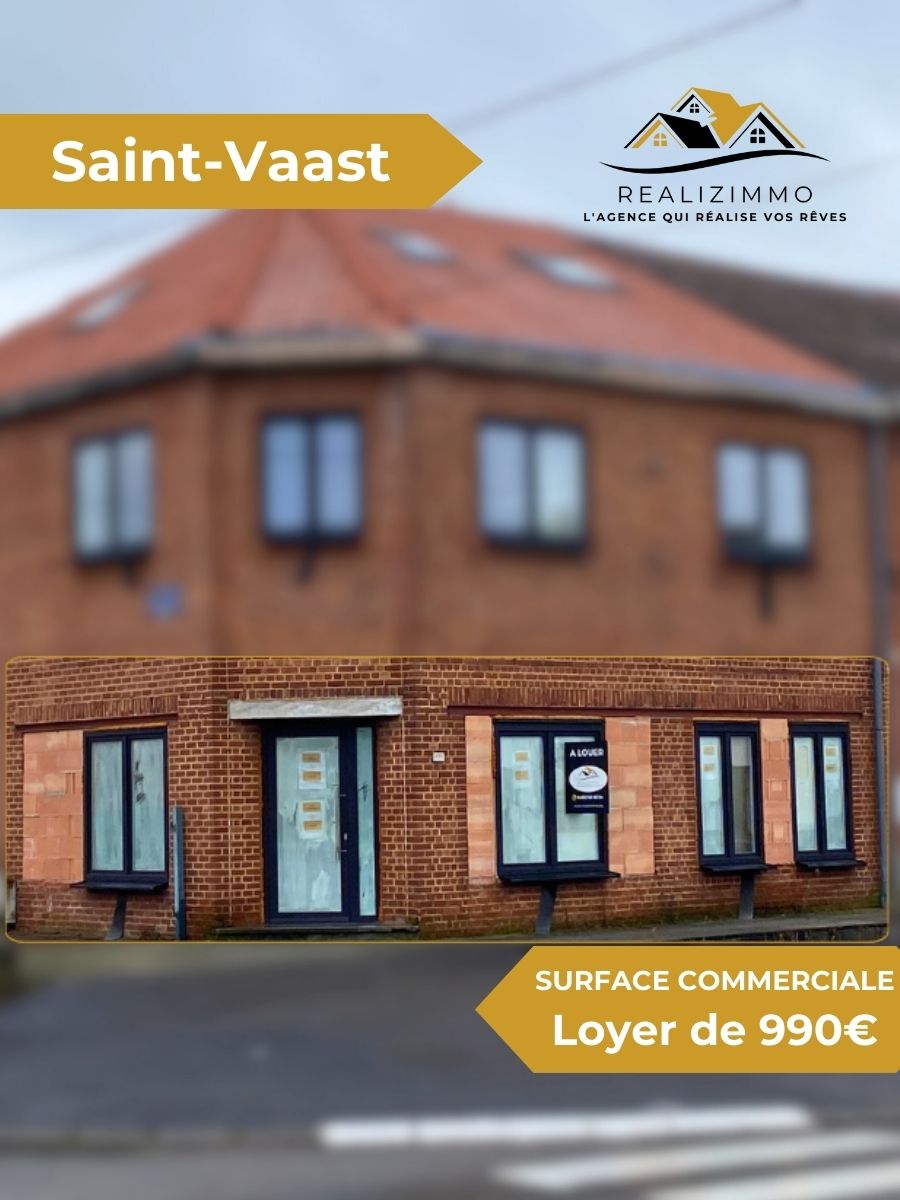 Surface commerciale à louer à Saint-Vaast (La Louvière)