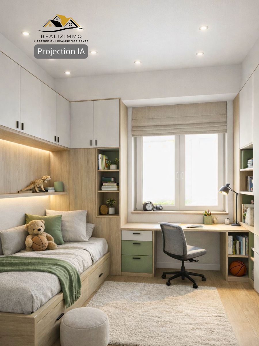 À louer – Appartement lumineux 2 chambres à Saint-Vaast