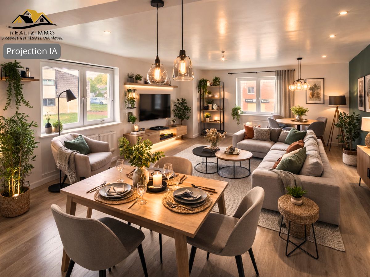 Colocation: Appartement 4 chambres lumineux entièrement rénové