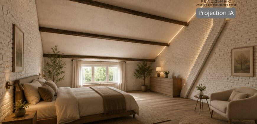 Jolie maison de maître à rénover avec grand jardin 