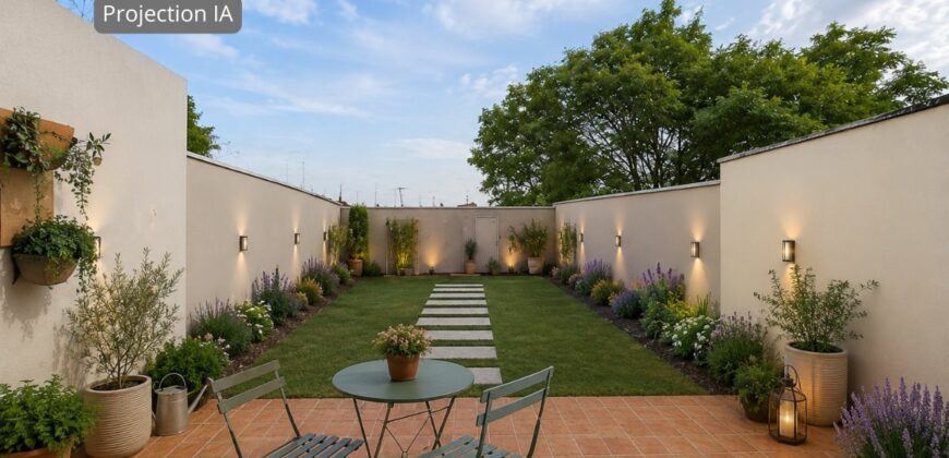 Jolie maison de maître à rénover avec grand jardin 
